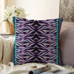 - Sonil-K4030-Gorsel - Realhomes  Siyah Zeminde Leopar Motifli Özel Tasarım Dijital Baskılı Modern Raşel Kadife Yastık Kırlent Kılıfı Realhomes