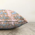 Altın Zincir Desenli Özel Tasarım Dijital Baskılı Modern Raşel Kadife Yastık Kırlent Kılıfı Realhomes