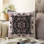 Halat Ve Kemer Motifli Özel Tasarım Dijital Baskılı Modern Raşel Kadife Yastık Kırlent Kılıfı Realhomes