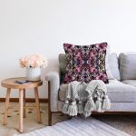 - Sonil-K4055-Gorsel-1 - Realhomes  Zincir Ve Çiçek Desenli Özel Tasarım Dijital Baskılı Modern Raşel Kadife Yastık Kırlent Kılıfı Realhomes