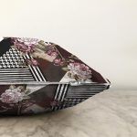 - Sonil-K4062-Gorsel-2 - Realhomes  Çiçek Motifli Özel Tasarım Dijital Baskılı Modern Raşel Kadife Yastık Kırlent Kılıfı Realhomes