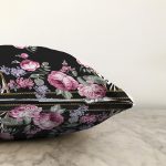 - Sonil-K4068-Gorsel-2 - Realhomes  Çiçek Motifli Özel Tasarım Dijital Baskılı Modern Raşel Kadife Yastık Kırlent Kılıfı Realhomes