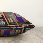 Geometrik Desenli Özel Tasarım Dijital Baskılı Modern Raşel Kadife Yastık Kırlent Kılıfı Realhomes