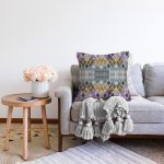 - Sonil-K4085-Gorsel-1 - Realhomes  Geometrik Desenli Özel Tasarım Dijital Baskılı Modern Raşel Kadife Yastık Kırlent Kılıfı Realhomes