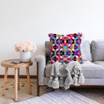 - Sonil-K4093-Gorsel-1 - Realhomes Zikzak Zeminli Geometrik Motifli Özel Tasarım Dijital Baskılı Modern Raşel Kadife Yastık Kırlent Kılıfı Realhomes