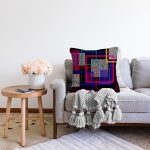 - Sonil-K4095-Gorsel-1 - Realhomes  Geometrik Motifli Özel Tasarım Dijital Baskılı Modern Raşel Kadife Yastık Kırlent Kılıfı Realhomes