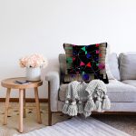 Geometrik Motifli Özel Tasarım Dijital Baskılı Modern Raşel Kadife Yastık Kırlent Kılıfı Realhomes