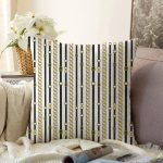 - Sonil-K4102-Gorsel - Realhomes Zincir Ve Kemerli Özel Tasarım Dijital Baskılı Modern Raşel Kadife Yastık Kırlent Kılıfı Realhomes