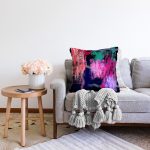 Geometrik Desenli Özel Tasarım Dijital Baskılı Modern Raşel Kadife Yastık Kırlent Kılıfı Realhomes