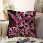 - Sonil-K4113-Gorsel - Realhomes  Geometrik Motifli Özel Tasarım Dijital Baskılı Modern Raşel Kadife Yastık Kırlent Kılıfı Realhomes