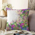 - Sonil-K4117-Gorsel - Realhomes  Modern Sanat Motifli Özel Tasarım Dijital Baskılı Modern Raşel Kadife Yastık Kırlent Kılıfı Realhomes