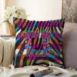 - Sonil-K4119-Gorsel - Realhomes Rengarenk Soyut Desenli Özel Tasarım Dijital Baskılı Modern Raşel Kadife Yastık Kırlent Kılıfı Realhomes