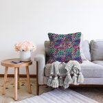 - Sonil-K4124-Gorsel-1 - Realhomes  Renkli Leopar Desenli Özel Tasarım Dijital Baskılı Modern Raşel Kadife Yastık Kırlent Kılıfı Realhomes