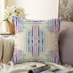 - Sonil-K4129-Gorsel - Realhomes  Soyut Çiçek Motifli Özel Tasarım Dijital Baskılı Modern Raşel Kadife Yastık Kırlent Kılıfı Realhomes