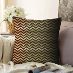 - Sonil-K4132-Gorsel - Realhomes Zikzak Motifli Özel Tasarım Dijital Baskılı Modern Raşel Kadife Yastık Kırlent Kılıfı Realhomes
