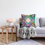 - Sonil-K4133-Gorsel-1 - Realhomes  Etnik Çiçek Desenli Özel Tasarım Dijital Baskılı Modern Raşel Kadife Yastık Kırlent Kılıfı Realhomes