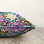 - Sonil-K4133-Gorsel-2 - Realhomes  Etnik Çiçek Desenli Özel Tasarım Dijital Baskılı Modern Raşel Kadife Yastık Kırlent Kılıfı Realhomes