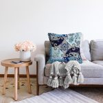 - Sonil-K4155-Gorsel-1 - Realhomes Modern Mavi Temalı Özel Tasarım Dijital Baskılı Raşel Kadife Yastık Kırlent Kılıfı Realhomes