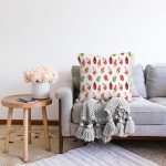 - Sonil-K419-Gorsel-1 - Realhomes Cupcake Desenli Özel Tasarım Dijital Baskılı Modern Şönil Yastık Kırlent Kılıfı Realhomes