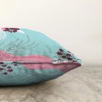 Modern Sanat Tasarımlı Dijital Baskılı Raşel Kadife Yastık Kırlent Kılıfı Realhomes