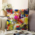 - Sonil-K4206-Gorsel - Realhomes Modern Sanat Tasarımlı Dijital Baskılı Raşel Kadife Yastık Kırlent Kılıfı Realhomes