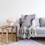 Modern Sanat Tasarımlı Dijital Baskılı Raşel Kadife Yastık Kırlent Kılıfı Realhomes