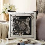 - Sonil-K4218-Gorsel - Realhomes  Modern Sanat Tasarımlı Dijital Baskılı Raşel Kadife Yastık Kırlent Kılıfı Realhomes