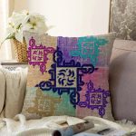 - Sonil-K4225-Gorsel - Realhomes  Modern Sanat Tasarımlı Dijital Baskılı Raşel Kadife Yastık Kırlent Kılıfı Realhomes