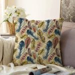 - Sonil-K4228-Gorsel - Realhomes Modern Sanat Tasarımlı Dijital Baskılı Raşel Kadife Yastık Kırlent Kılıfı Realhomes
