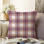 - Sonil-K4232-Gorsel - Realhomes Modern Ekose Tasarımlı Raşel Kadife Yastık Kırlent Kılıfı Realhomes