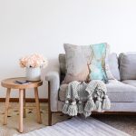 Modern Mermer Temalı Özel Tasarım Dijital Baskılı Raşel Kadife Yastık Kırlent Kılıfı Realhomes