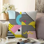 - Sonil-K4242-Gorsel - Realhomes Modern Geometrik Motifli Özel Tasarım Raşel Kadife Yastık Kırlent Kılıfı Realhomes