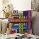 - Sonil-K4243-Gorsel - Realhomes Modern Çini Tasarımlı Dijital Baskılı Raşel Kadife Yastık Kırlent Kılıfı Realhomes