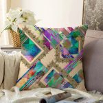 - Sonil-K4245-Gorsel - Realhomes  Modern Sanat Tasarımlı Dijital Baskılı Raşel Kadife Yastık Kırlent Kılıfı Realhomes