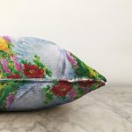 - Sonil-K4252-Gorsel-2 - Realhomes Modern Tavus Kuşu Tasarımlı Dijital Baskılı Raşel Kadife Yastık Kırlent Kılıfı Realhomes