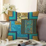 - Sonil-K4253-Gorsel - Realhomes Modern Desenli Özel Tasarım Dijital Baskılı Raşel Kadife Yastık Kırlent Kılıfı Realhomes