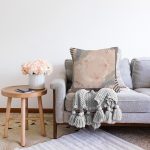 Modern Desenli Özel Tasarım Dijital Baskılı Raşel Kadife Yastık Kırlent Kılıfı Realhomes