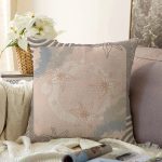 Modern Desenli Özel Tasarım Dijital Baskılı Raşel Kadife Yastık Kırlent Kılıfı Realhomes