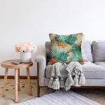 Modern Desenli Özel Tasarım Dijital Baskılı Raşel Kadife Yastık Kırlent Kılıfı Realhomes