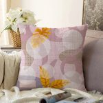 - Sonil-K4267-Gorsel - Realhomes Yaprak Desenli Özel Tasarım Dijital Baskılı Modern Raşel Kadife Yastık Kırlent Kılıfı Realhomes