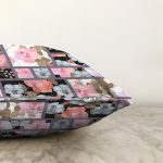 - Sonil-K4270-Gorsel-2 - Realhomes  Geometrik Şekil İçinde Modern Gül Tasarımlı Raşel Kadife Yastık Kırlent Kılıfı Realhomes