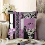 - Sonil-K4277-Gorsel - Realhomes Modern Geometrik Motifli Özel Tasarım Raşel Kadife Yastık Kırlent Kılıfı Realhomes