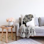 - Sonil-K5098ayna-Gorsel-1 - Realhomes Siyah Beyaz Zenci Kadın Motifli Dekoratif Raşel Kadife Kırlent Kılıfı Realhomes