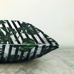 - Sonil-K6106-Gorsel-2 - Realhomes  Realhomes Sütun Çizgiler Üzerinde Palmiye Baskılı Raşel Kadife Yastık Kırlent Kılıfı Realhomes