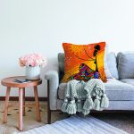 - Sonil-K6191-Gorsel-1 - Realhomes Afrika Kadın İllüstrasyon Motifli Dijital Baskılı Dekoratif Raşel Kadife Yastık Kırlent Kılıfı Realhomes
