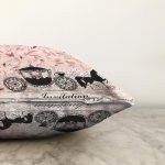 Fayton Resimli Dijital Baskılı Dekoratif Raşel Kadife Yastık Kırlent Kılıfı Realhomes