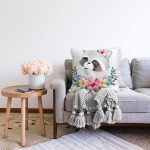 - Sonil-K6591-Gorsel-1 - Realhomes Sevimli Bebek Rakun Çocuk Odası Dijital Baskılı Dekoratif Raşel Kadife Yastık Kırlent Kılıfı Realhomes