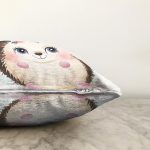 - Sonil-K6617-Gorsel-2 - Realhomes Sevimli Bebek Kirpi Çocuk Odası Dijital Baskılı Dekoratif Şönil Yastık Kırlent Kılıfı Realhomes