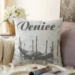- Sonil-K68-Gorsel - Realhomes Modern Venedik Resimli Dijital Baskılı Dekoratif Raşel Kadife Yastık Kırlent Kılıfı Realhomes