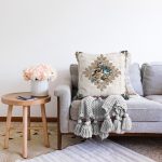 - Sonil-K703-Gorsel-1 - Realhomes Etnik Kilim Desenli Özel Tasarım Dijital Baskılı Raşel Kadife Yastık Kırlent Kılıfı Realhomes